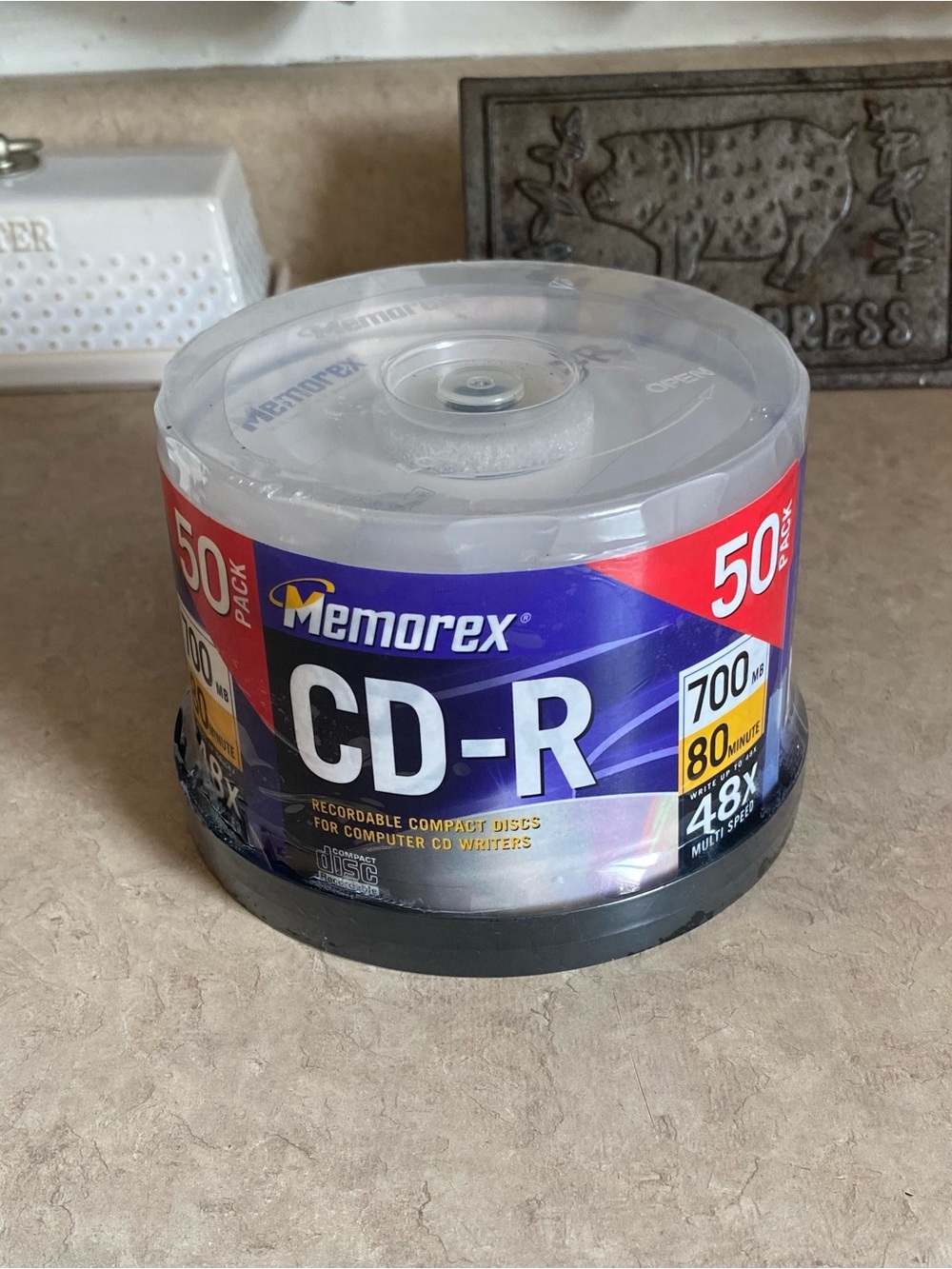 MEMOREX Music CD-R 50 pack Spindle 48x Multi Speed 700MB 80min Blank CD